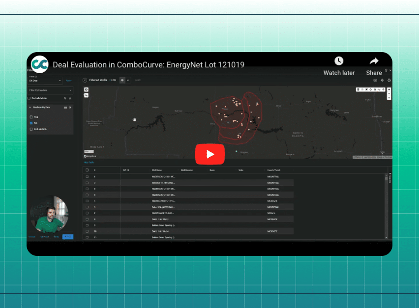 Deal Evaluation in ComboCurve